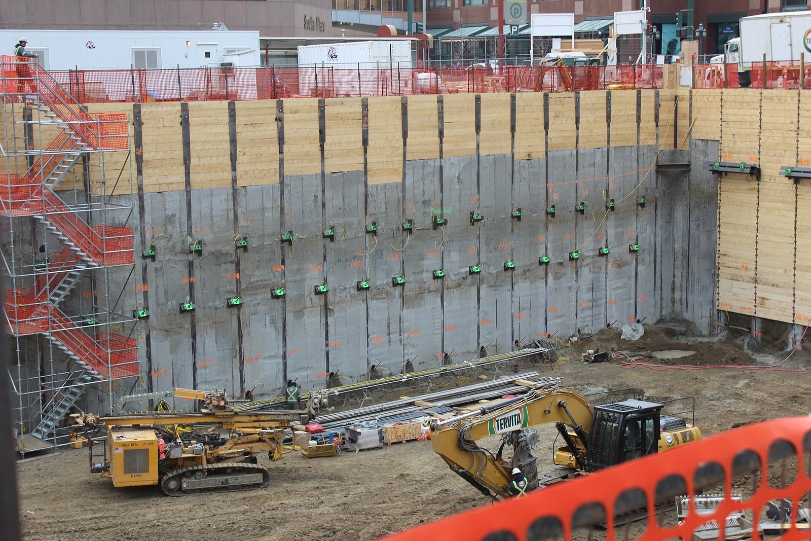building / civil construction site